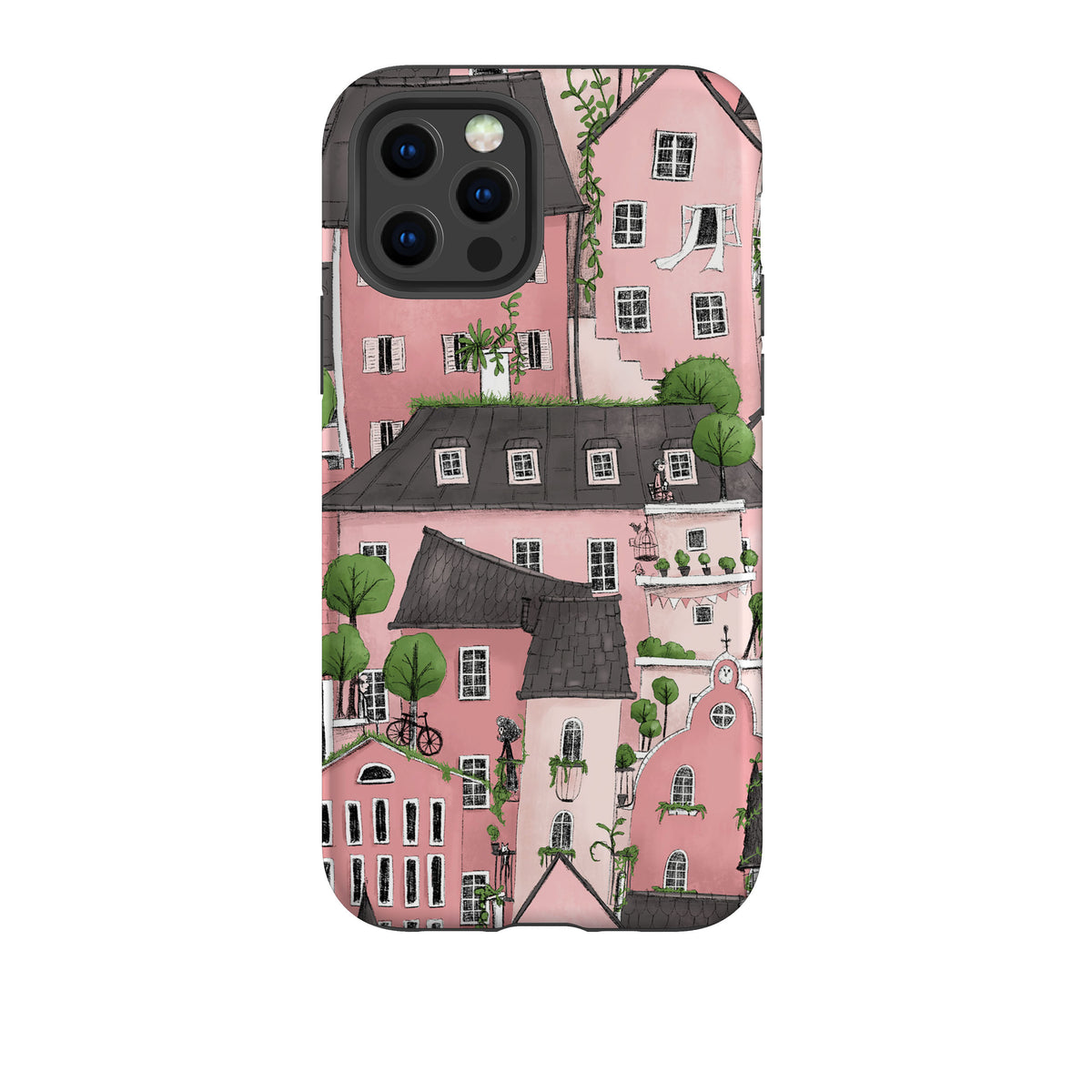 iPhone Tough Case - Pink City By Maja Lindberg