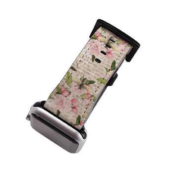 Apple Watch Straps-Pink Bees Apple Watch Strap-All Products Are Printed To Order No returns will be entertained if you select the wrong model. Please ensure you select the right model Get trendy with our vegan leather Apple Watch bands. Available for all models of Apple watch. Product Details Vegan Leather Apple Watch Straps High quality Vegan Leather Fully printed on all exterior sides. Apple Watch Band 38mm/40mm Apple Watch Band 42mm/44mm-Stringberry