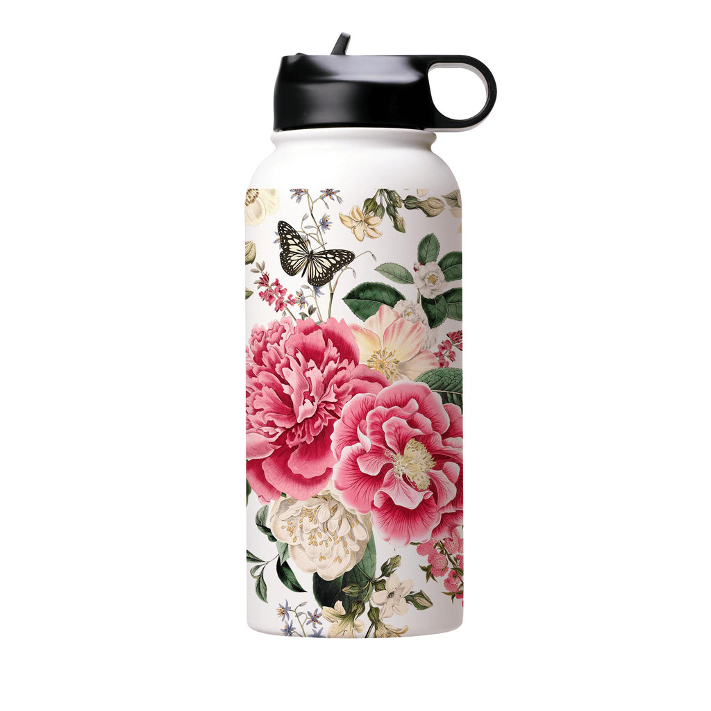 Water Bottles-Albury Insulated Stainless Steel Water Bottle-32oz (945ml)-Flip cap-Insulated Steel Water Bottle Our insulated stainless steel bottle comes in 3 sizes- Small 12oz (350ml), Medium 18oz (530ml) and Large 32oz (945ml) . It comes with a leak proof cap Keeps water cool for 24 hours Also keeps things warm for up to 12 hours Choice of 3 lids ( Sport Cap, Handle Cap, Flip Cap ) for easy carrying Dishwasher Friendly Lightweight, durable and easy to carry Reusable, so it's safe for the plane