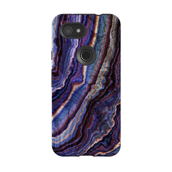 Google phone case-Royal Agate-Product Details Raised bevel to protect screen from scratches. Impact resistant polycarbonate shell and shock absorbing inner TPU liner. Secure fit with design wrapping around side of the case and full access to ports. Compatible with Qi-standard wireless charging. Thickness 1/8 inch (3mm), weight 30g. Compatibility See drop down menu for options, please select the right case as we print to order.-Stringberry