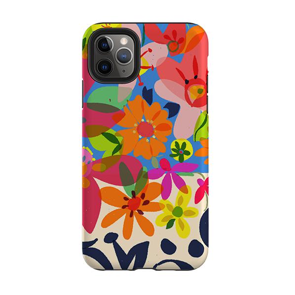 iPhone phone case-Beautiful Blooms By Sarah Campbell-Product Details Raised bevel to protect screen from scratches. Impact resistant polycarbonate shell and shock absorbing inner TPU liner. Secure fit with design wrapping around side of the case and full access to ports. Compatible with Qi-standard wireless charging. Thickness 1/8 inch (3mm), weight 30g. Compatibility See drop down menu for options, please select the right case as we print to order.-Stringberry