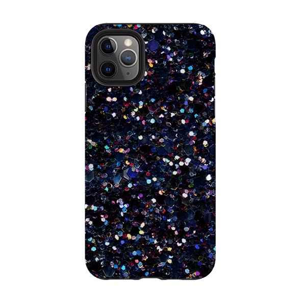 iPhone phone case-Night Sky By Kitty Joseph (case does not glitter)-Product Details Raised bevel to protect screen from scratches. Impact resistant polycarbonate shell and shock absorbing inner TPU liner. Secure fit with design wrapping around side of the case and full access to ports. Compatible with Qi-standard wireless charging. Thickness 1/8 inch (3mm), weight 30g. Compatibility See drop down menu for options, please select the right case as we print to order.-Stringberry