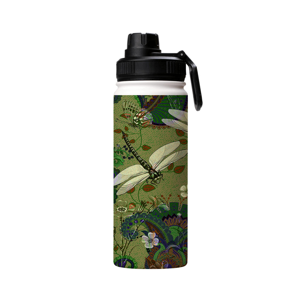 Water Bottles-Vyne Insulated Stainless Steel Water Bottle-18oz (530ml)-Sport cap-Insulated Steel Water Bottle Our insulated stainless steel bottle comes in 3 sizes- Small 12oz (350ml), Medium 18oz (530ml) and Large 32oz (945ml) . It comes with a leak proof cap Keeps water cool for 24 hours Also keeps things warm for up to 12 hours Choice of 3 lids ( Sport Cap, Handle Cap, Flip Cap ) for easy carrying Dishwasher Friendly Lightweight, durable and easy to carry Reusable, so it's safe for the planet