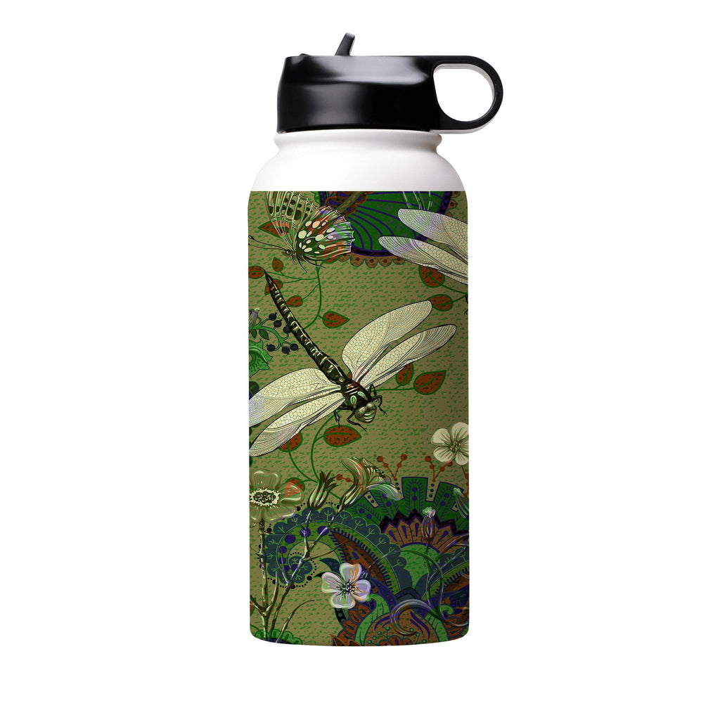 Water Bottles-Vyne Insulated Stainless Steel Water Bottle-32oz (945ml)-Flip cap-Insulated Steel Water Bottle Our insulated stainless steel bottle comes in 3 sizes- Small 12oz (350ml), Medium 18oz (530ml) and Large 32oz (945ml) . It comes with a leak proof cap Keeps water cool for 24 hours Also keeps things warm for up to 12 hours Choice of 3 lids ( Sport Cap, Handle Cap, Flip Cap ) for easy carrying Dishwasher Friendly Lightweight, durable and easy to carry Reusable, so it's safe for the planet 