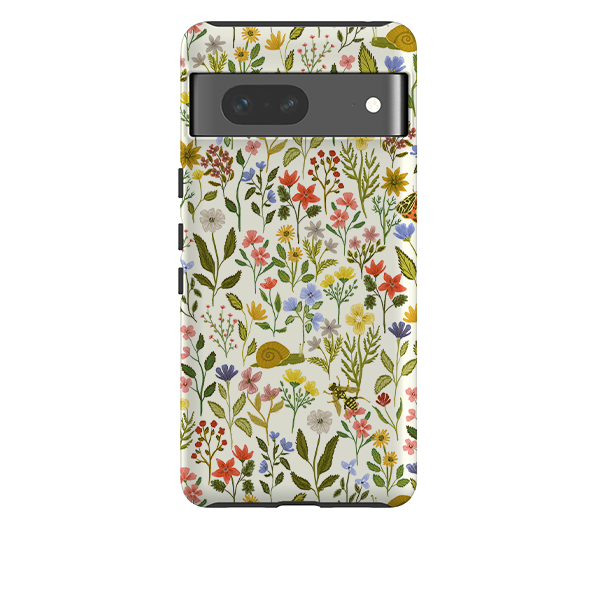 Google phone case-Summer-2 By Natalie Pedetti Prack-Secure fit with design wrapping around side of the case and full access to ports. Compatible with Qi-standard wireless charging. Thickness 1/8 inch (3mm), weight 30g -Stringberry