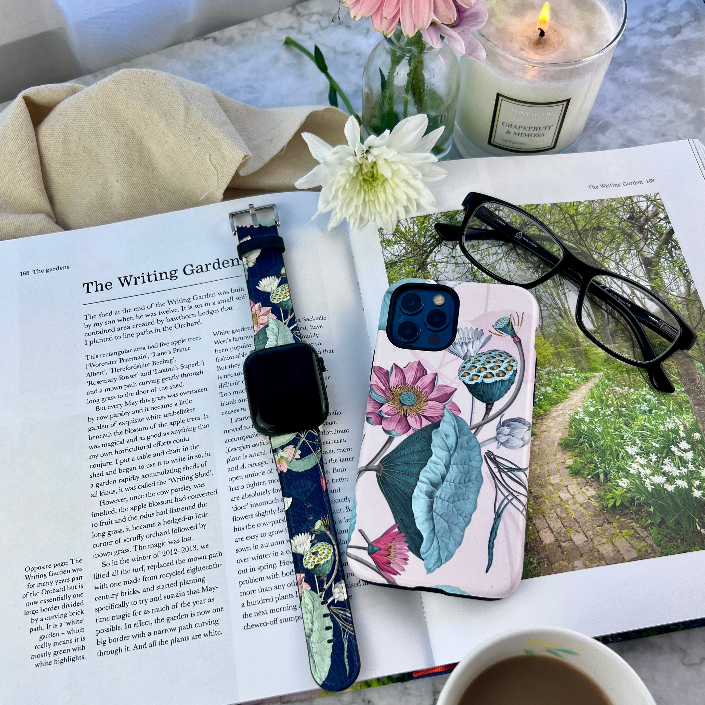 Finchcocks Grey Apple Watch Strap