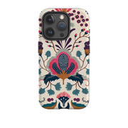 iPhone Tough Case - Folk Floral By Katherine Quinn