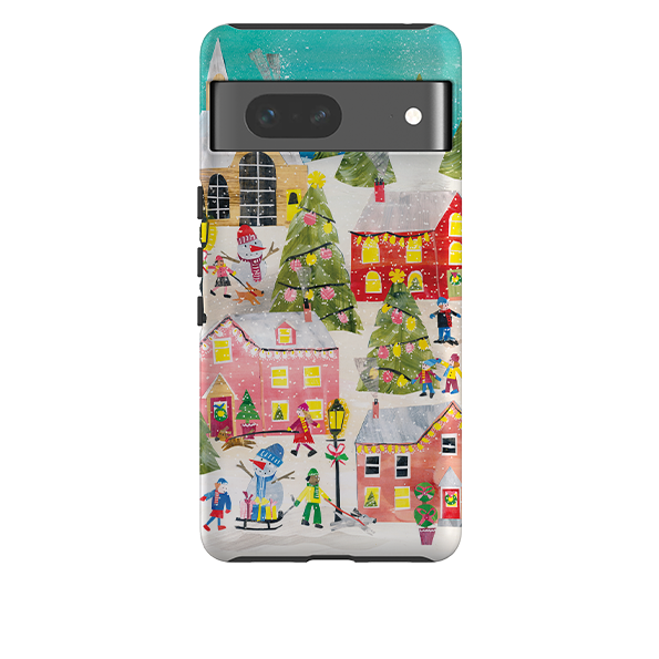 Google Tough Case -  Winter Village By Tracey English