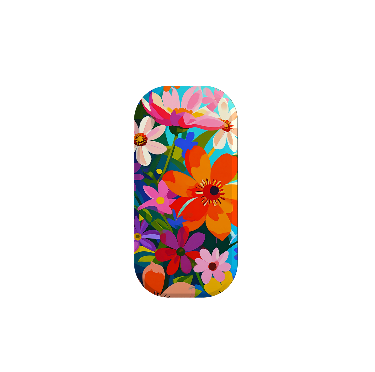 Rainbow Floral Phone Stand