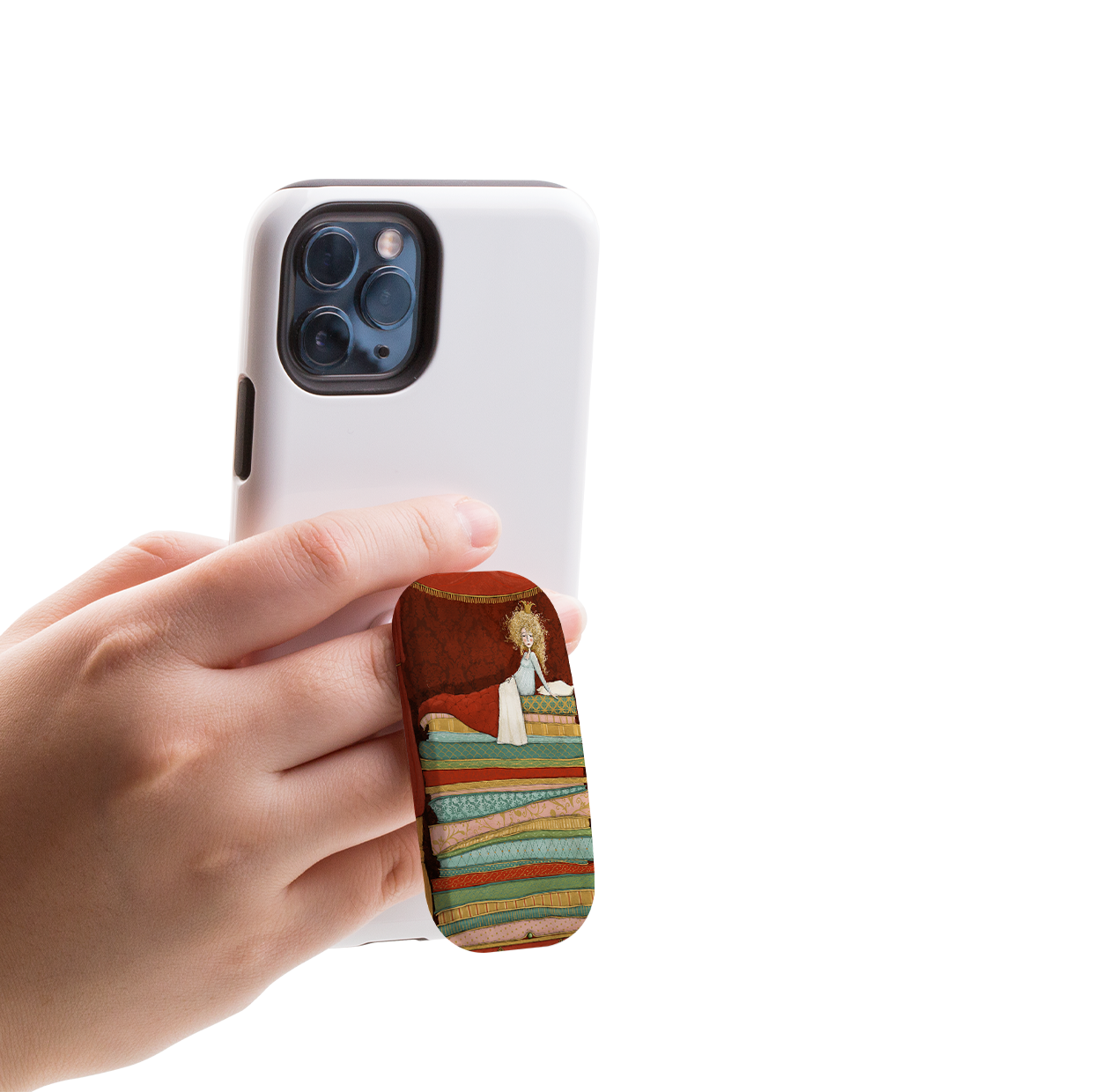 Princess And The Pea Phone Stand By Maja Lindberg