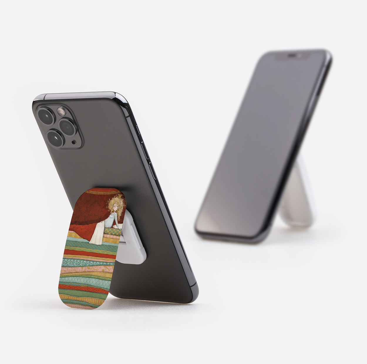Princess And The Pea Phone Stand By Maja Lindberg