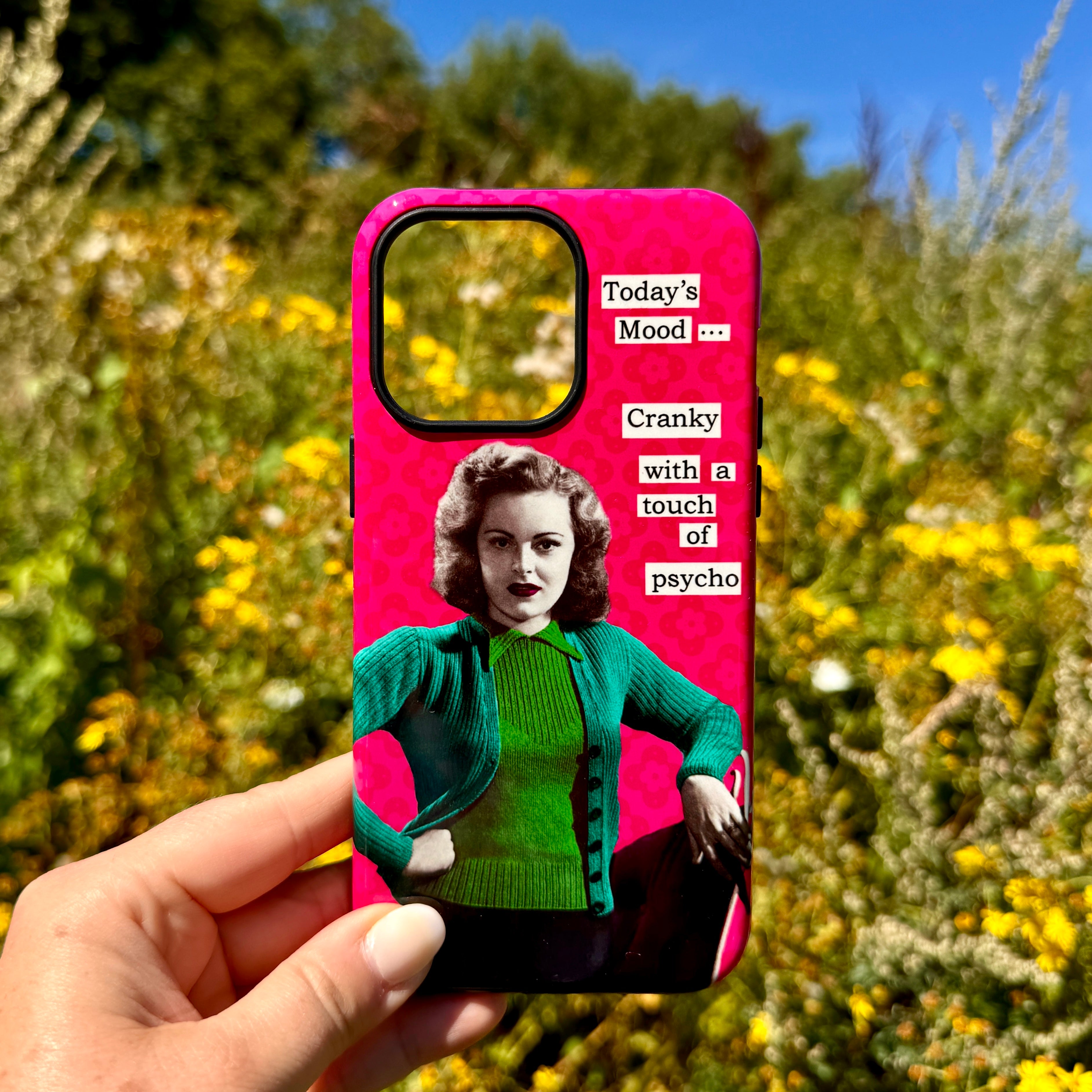 iPhone Tough Case - Todays Mood By Clare Jordan