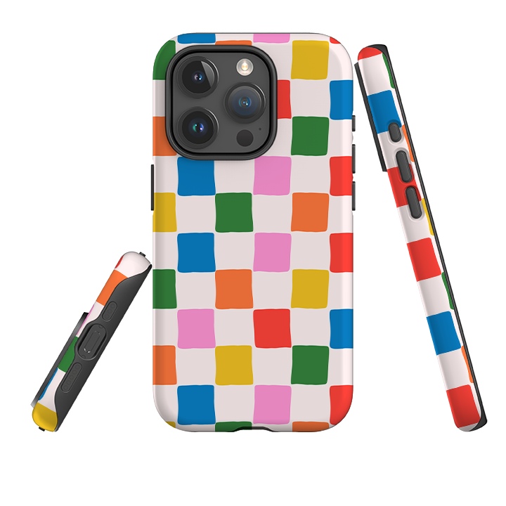 iPhone Tough Case -Multi Tiles