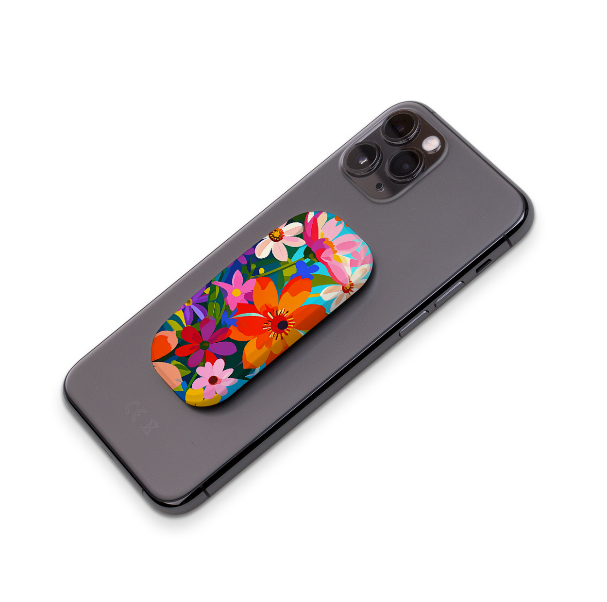 Rainbow Floral Phone Stand