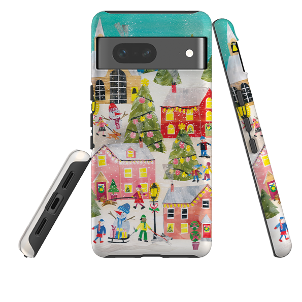 Google Tough Case -  Winter Village By Tracey English