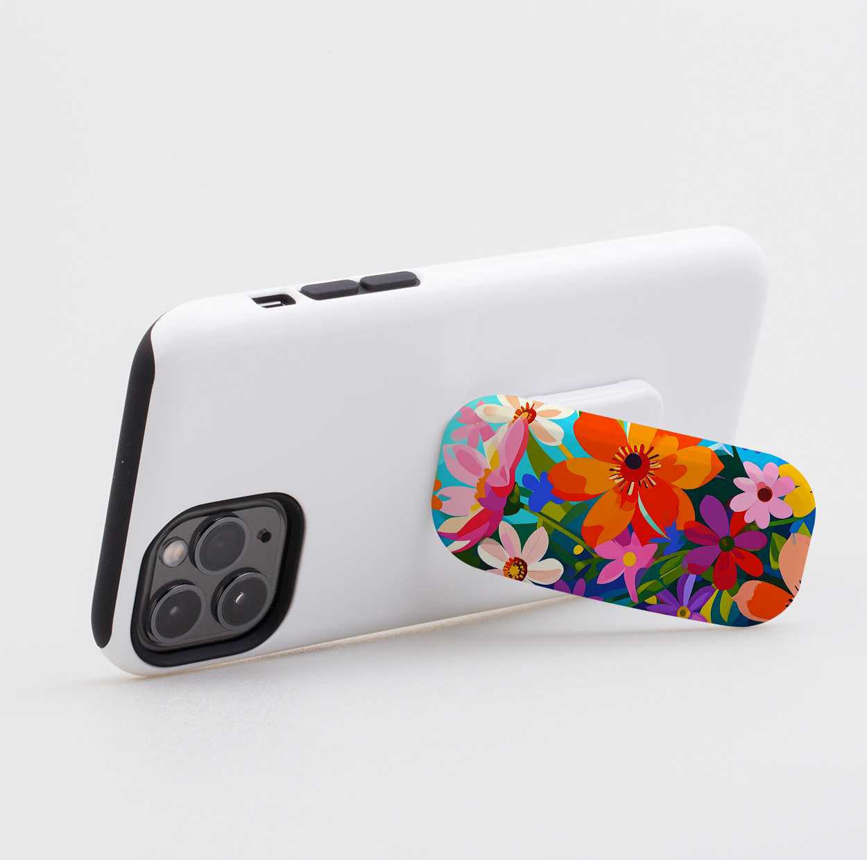 Rainbow Floral Phone Stand