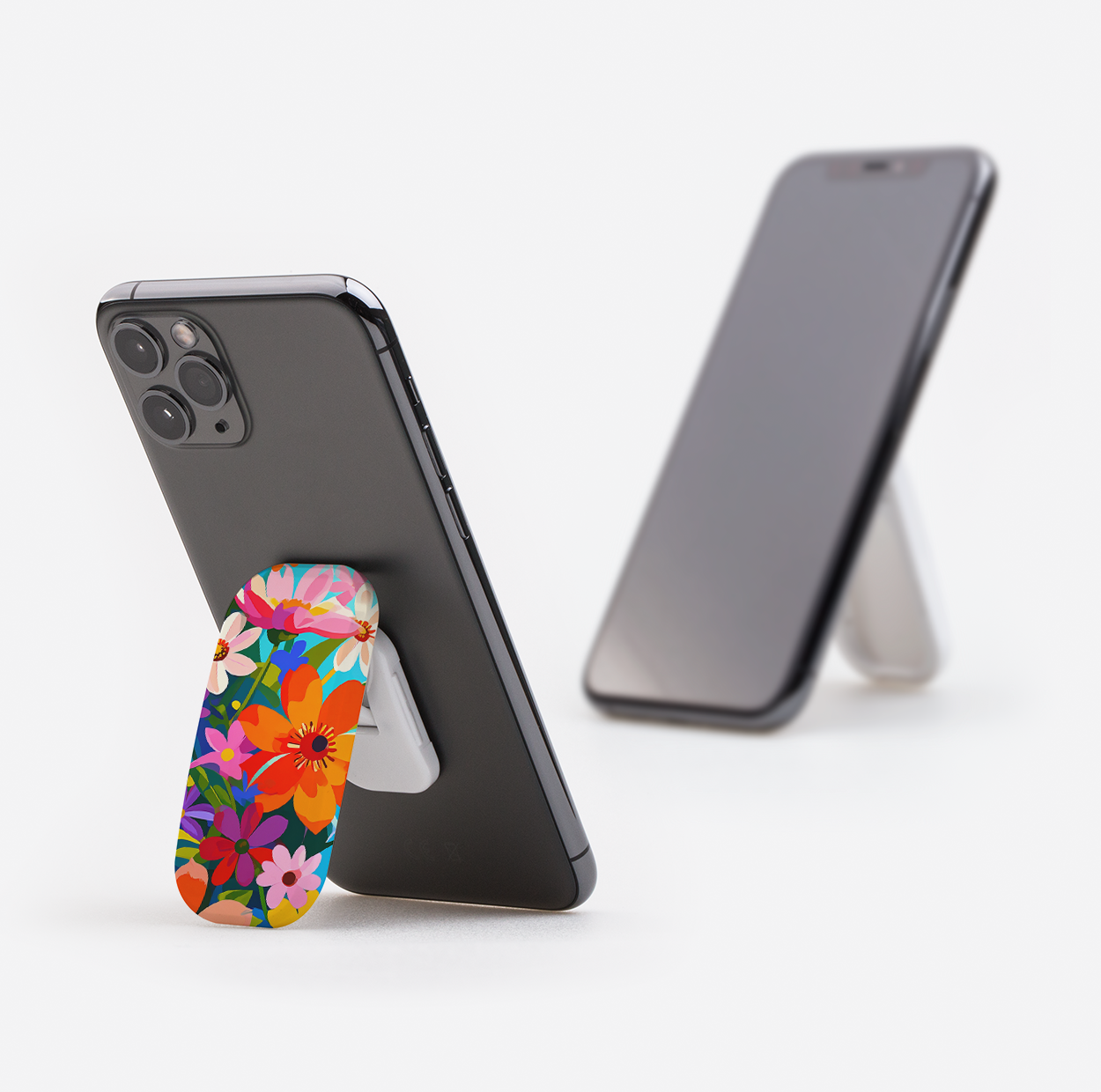Rainbow Floral Phone Stand