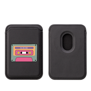 70's Mix Tape MagSafe Wallet- Black