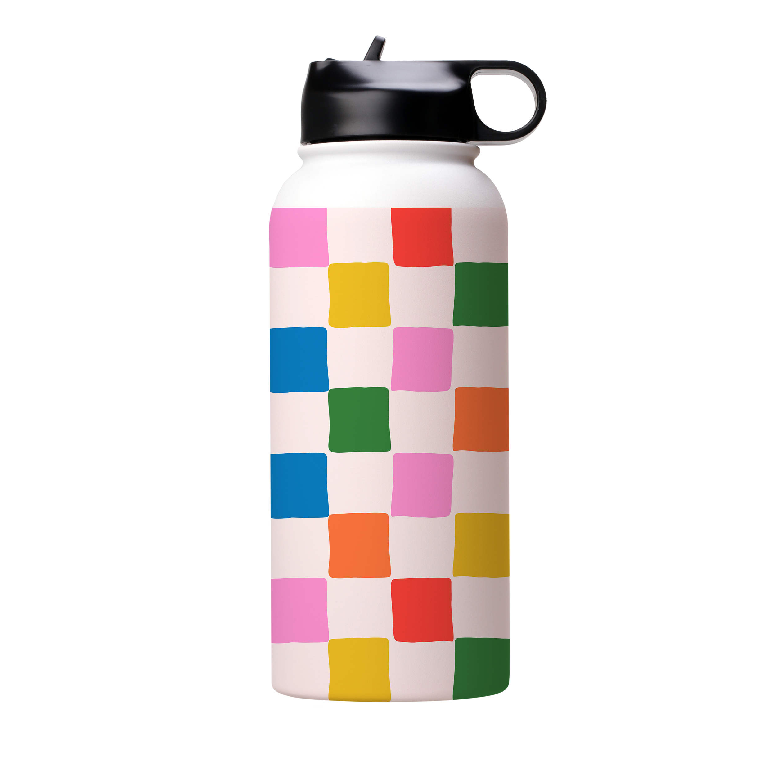 Multi Tiles Insulated Stainless Steel Water Bottle