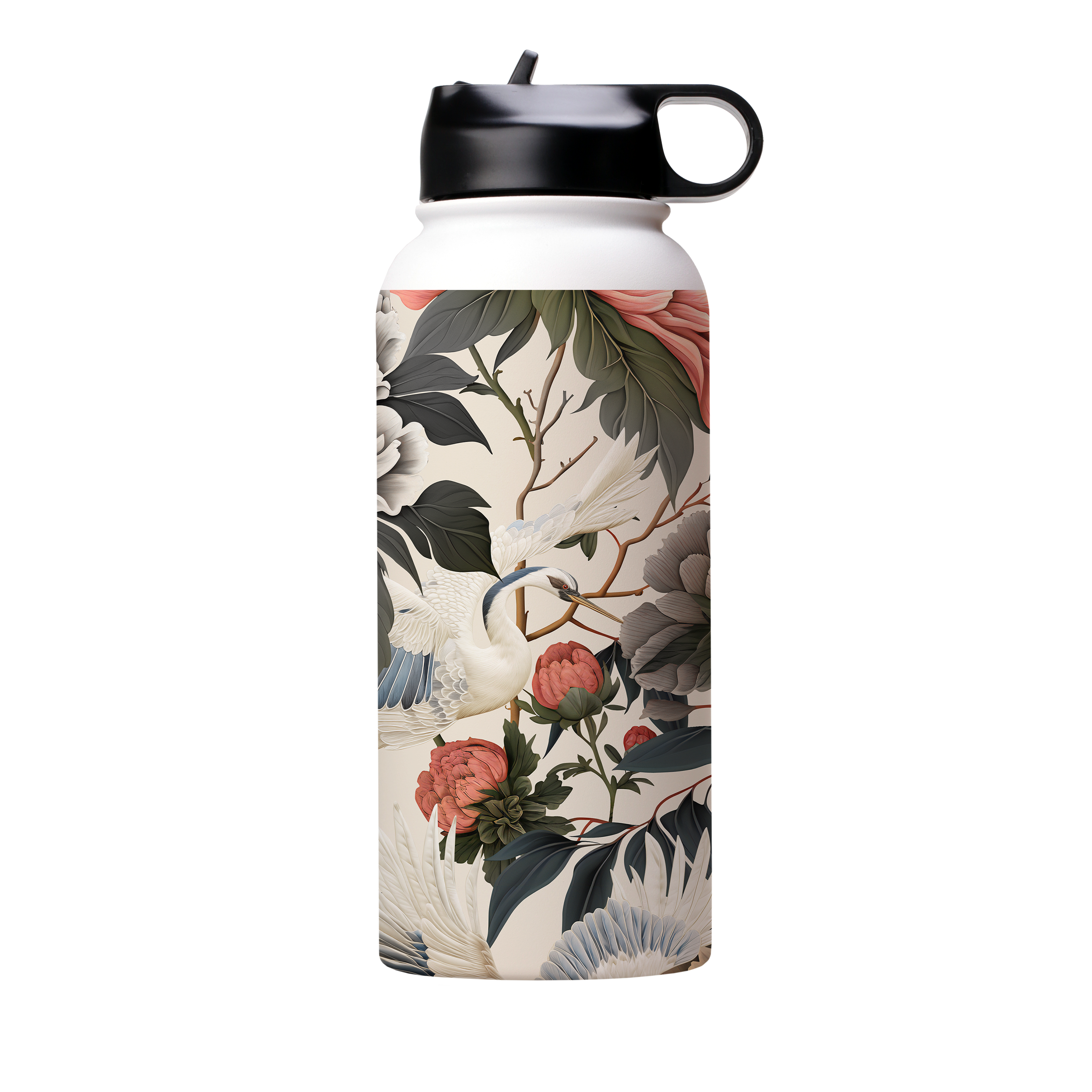 Royal Peonies II Insulated Stainless Steel Water Bottle
