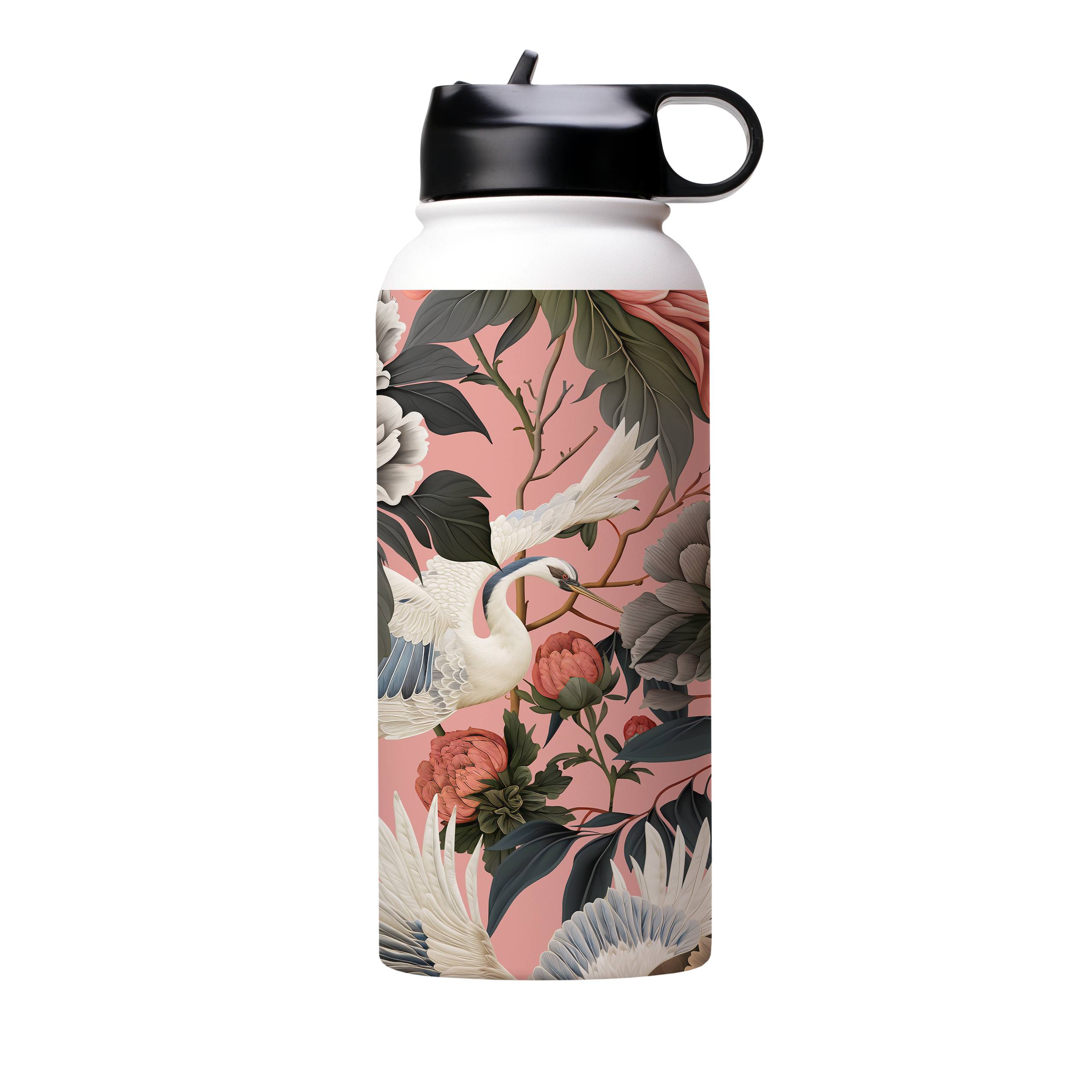 Royal Peonies Insulated Stainless Steel Water Bottle