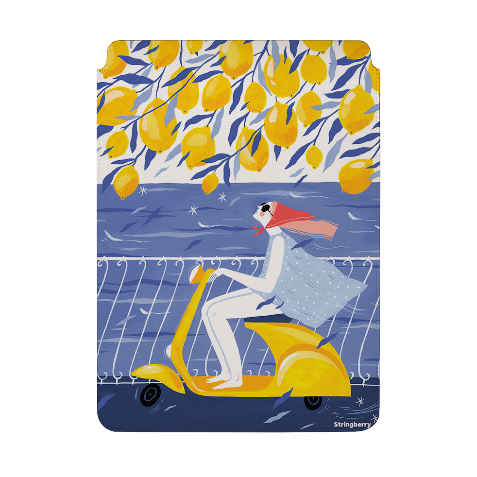 Amalfi Ride By Madalina Andronic Laptop, Kindle & iPad Sleeve