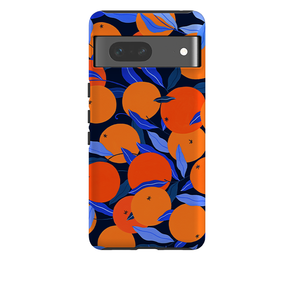 Google Tough Case -  Arancello Navy Pattern By Madalina Andronic