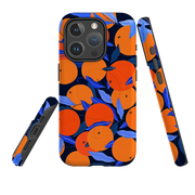 iPhone MagSafe Tough Case -  Arancello Navy Pattern By Madalina Andronic
