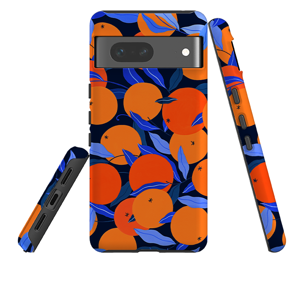 Google Tough Case -  Arancello Navy Pattern By Madalina Andronic