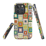 iPhone MagSafe Tough Case -  Atelier Blanket Squares Urbane By Sarah Campbell