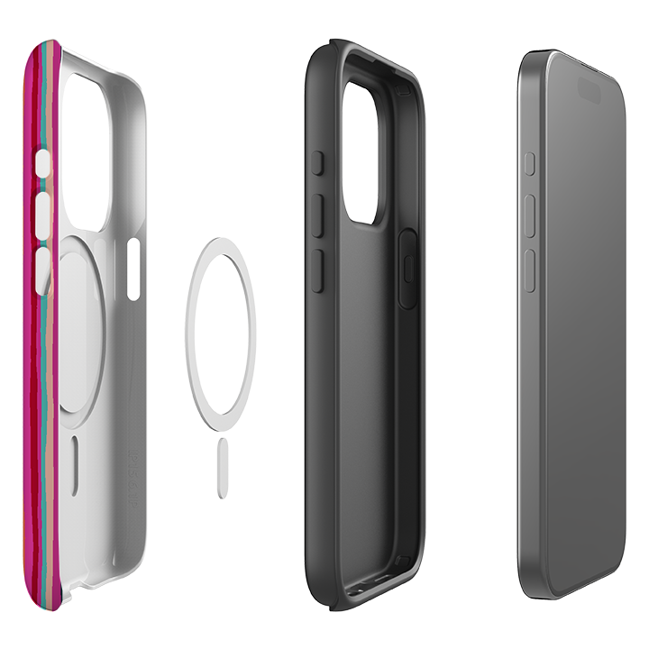 iPhone MagSafe Tough Case -  Atelier Stripe By Sarah Campbell