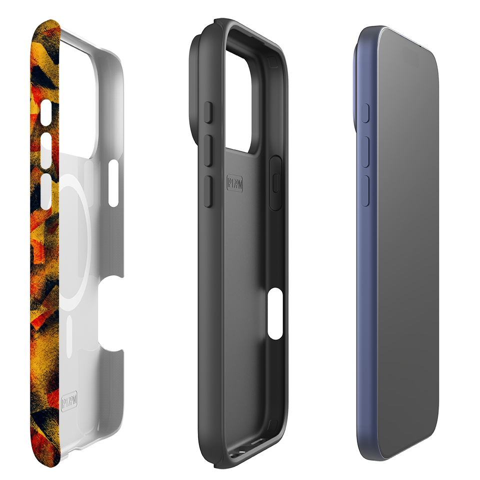 iPhone MagSafe Tough Case - Abstract Cubism