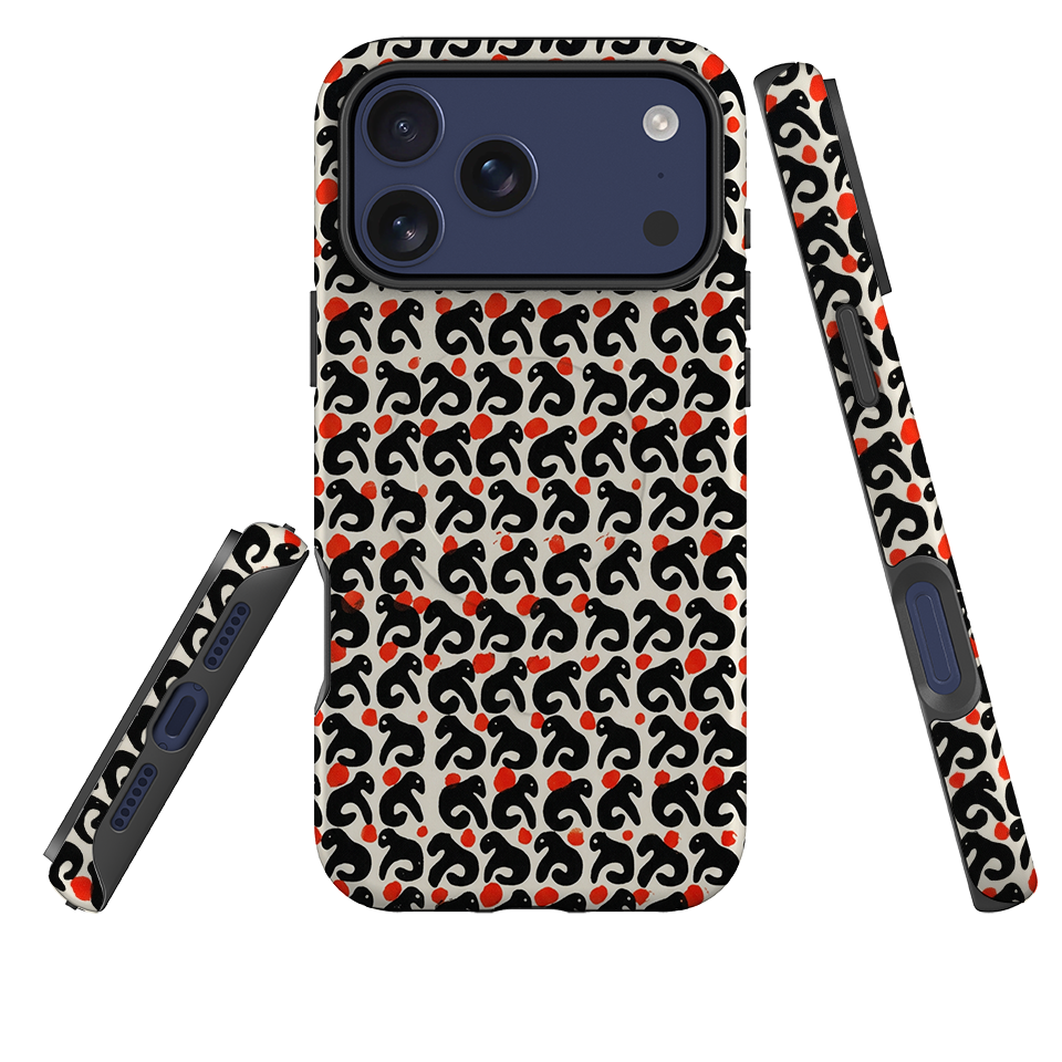 iPhone MagSafe Tough Case - Abstract Cutouts