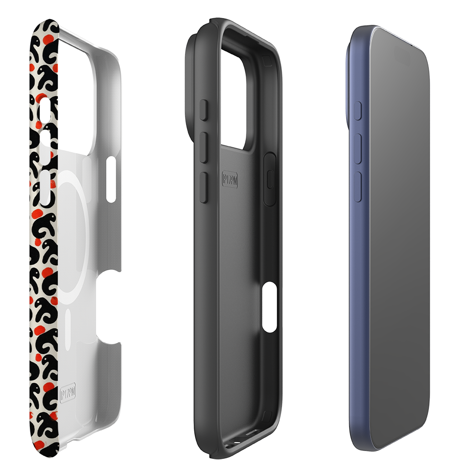 iPhone MagSafe Tough Case - Abstract Cutouts