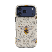 iPhone Tough Case - Alabaster Bumble Bee By Helen Ahpornsiri