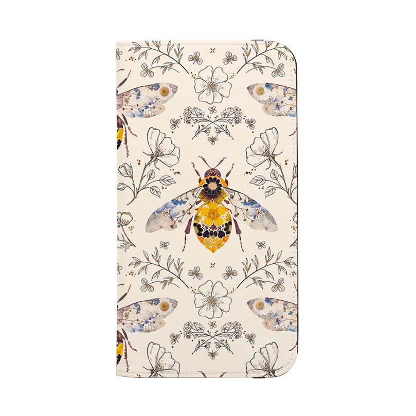 Alabaster Bumble Bee Wallet Case By Helen Ahpornsiri
