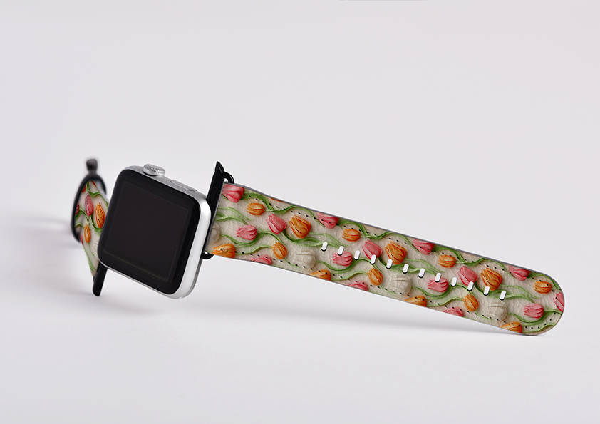Alkmaar Tulips Apple Watch Strap