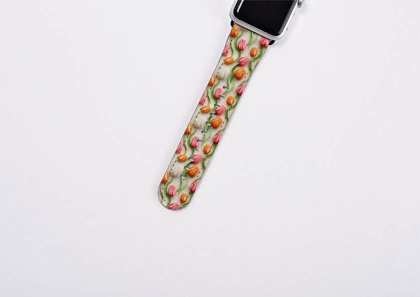 Alkmaar Tulips Apple Watch Strap