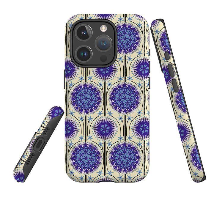 iPhone MagSafe Tough Case - Allium Cream By Cressida Bell