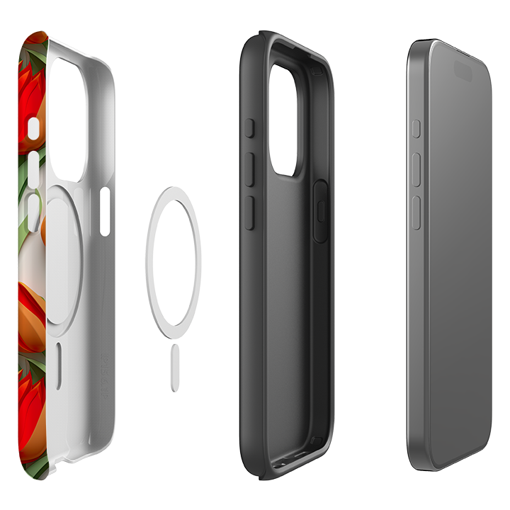 iPhone MagSafe Tough Case - Apeldoorn Tulips
