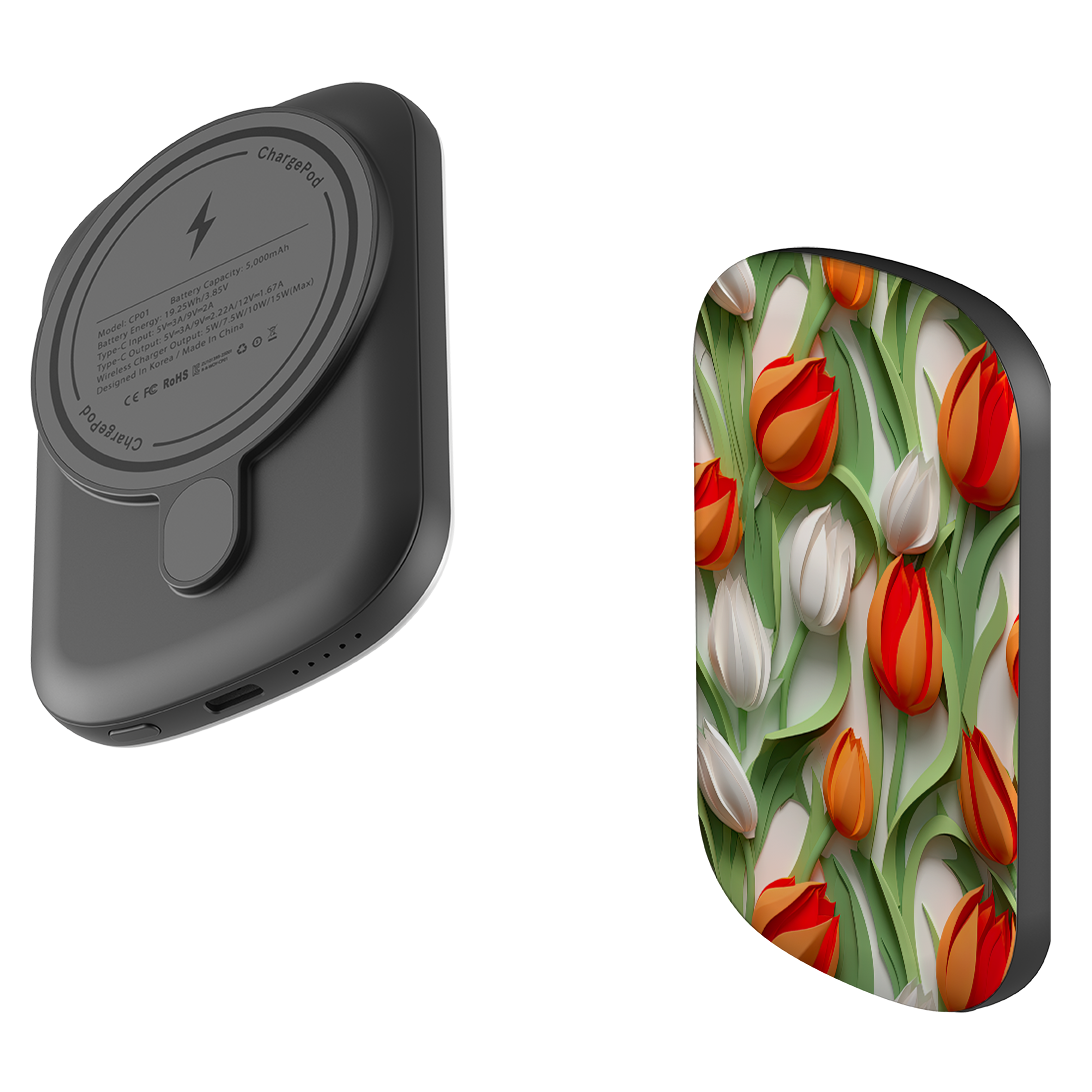 MagSafe Power Bank - Apeldoorn Tulips