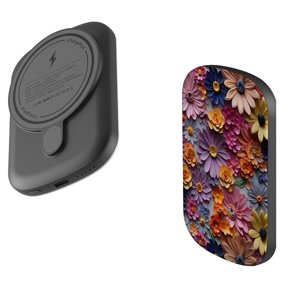 MagSafe Power Bank - April Floral