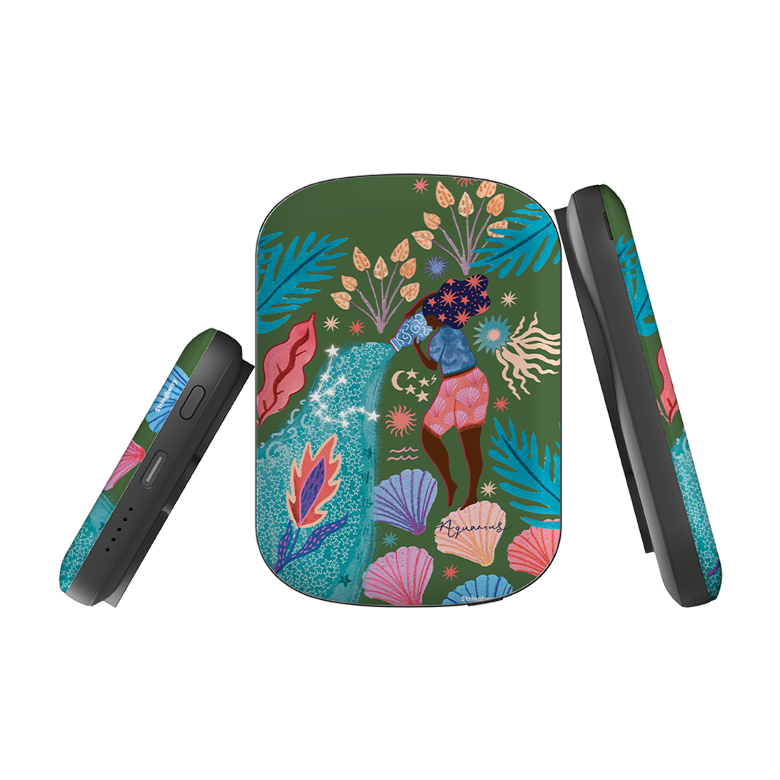 MagSafe Power Bank - Aquarius By Emma Frances Grant