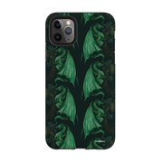 iPhone Tough Case - Arbor Dragon Pattern By Anna Stead