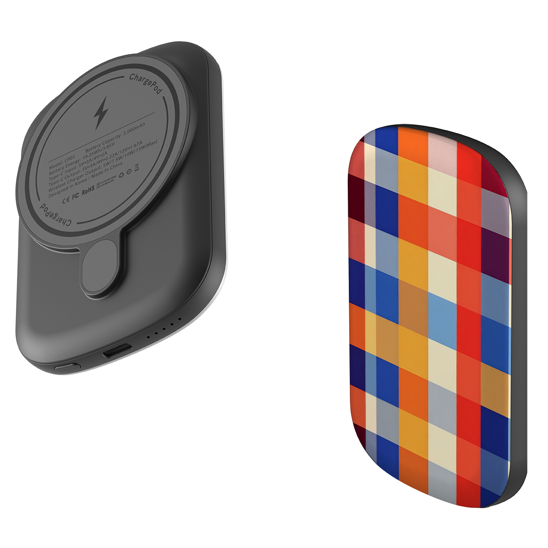 MagSafe Power Bank - Atlanta Gingham