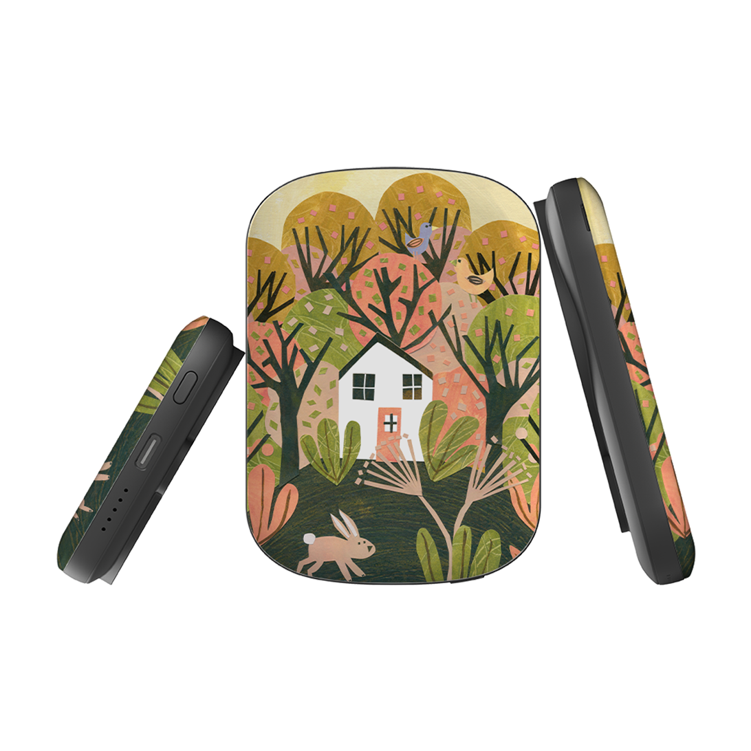 MagSafe Power Bank - Autumn Cottage By Tracey English