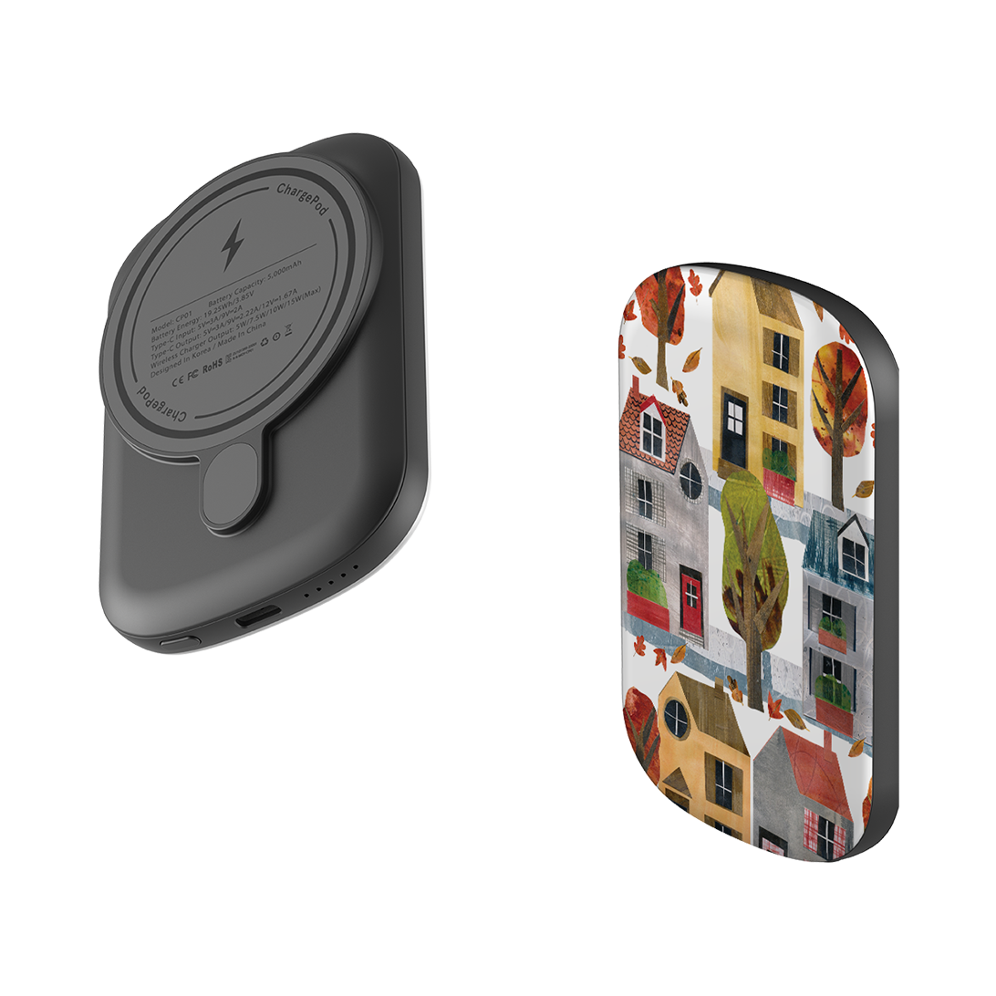 MagSafe Power Bank - Autumn House By Tracey English