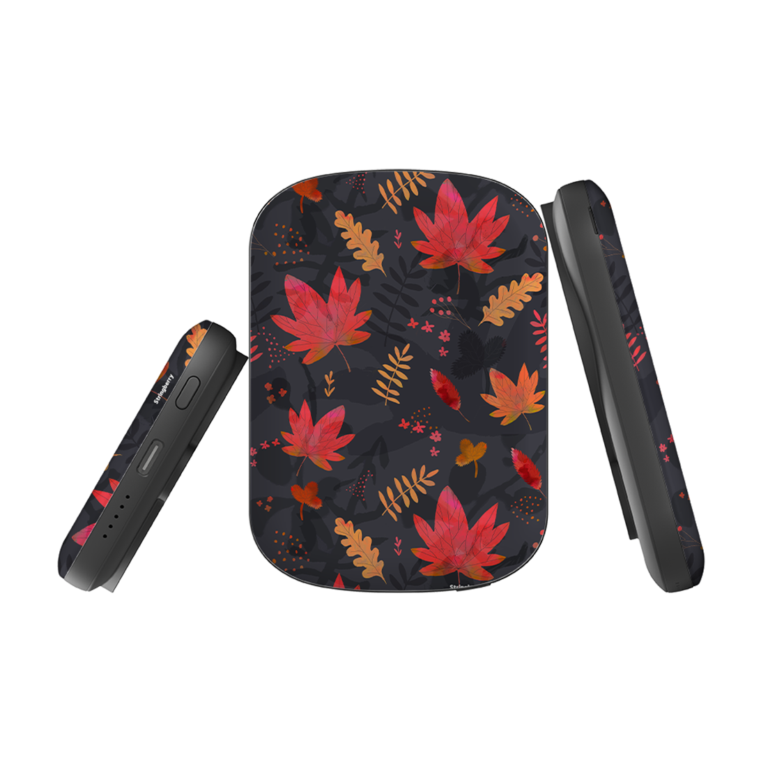 MagSafe Power Bank - Autumn Leaves Dark
