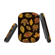 MagSafe Power Bank - Autumn Textured Leaves By Tracey English