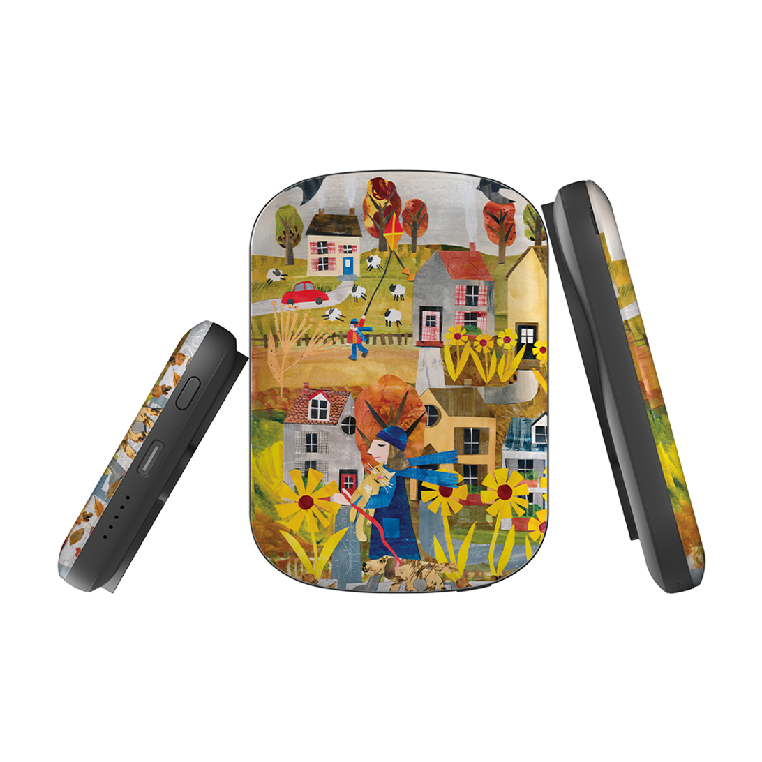 MagSafe Power Bank - Autumn Walk By Tracey English